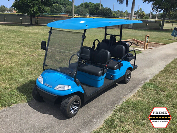 Blue Advanced EV 6 Passenger Golf Cart dallas golf cart rental, golf cart rentals